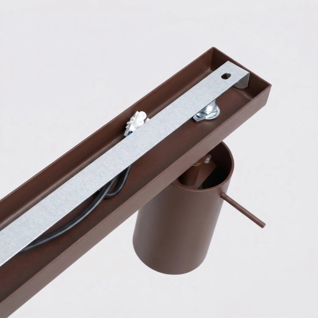 Plafoniera RING 3L marrone