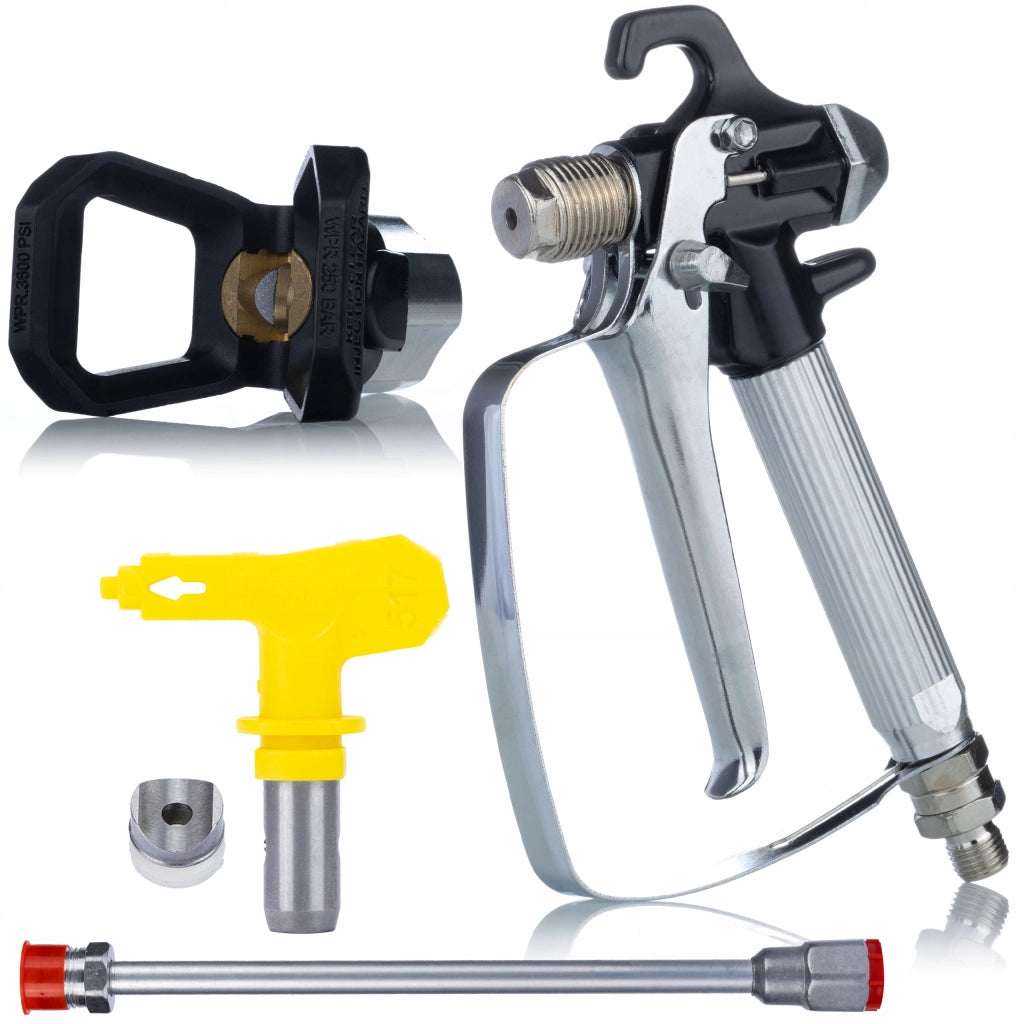 Agitatore di Vernice Zenthril Force A 1500W 20MPa 0,019" 1,8L/min – Set EasyPerformance con Ugello 519 e Filtri 30, 60