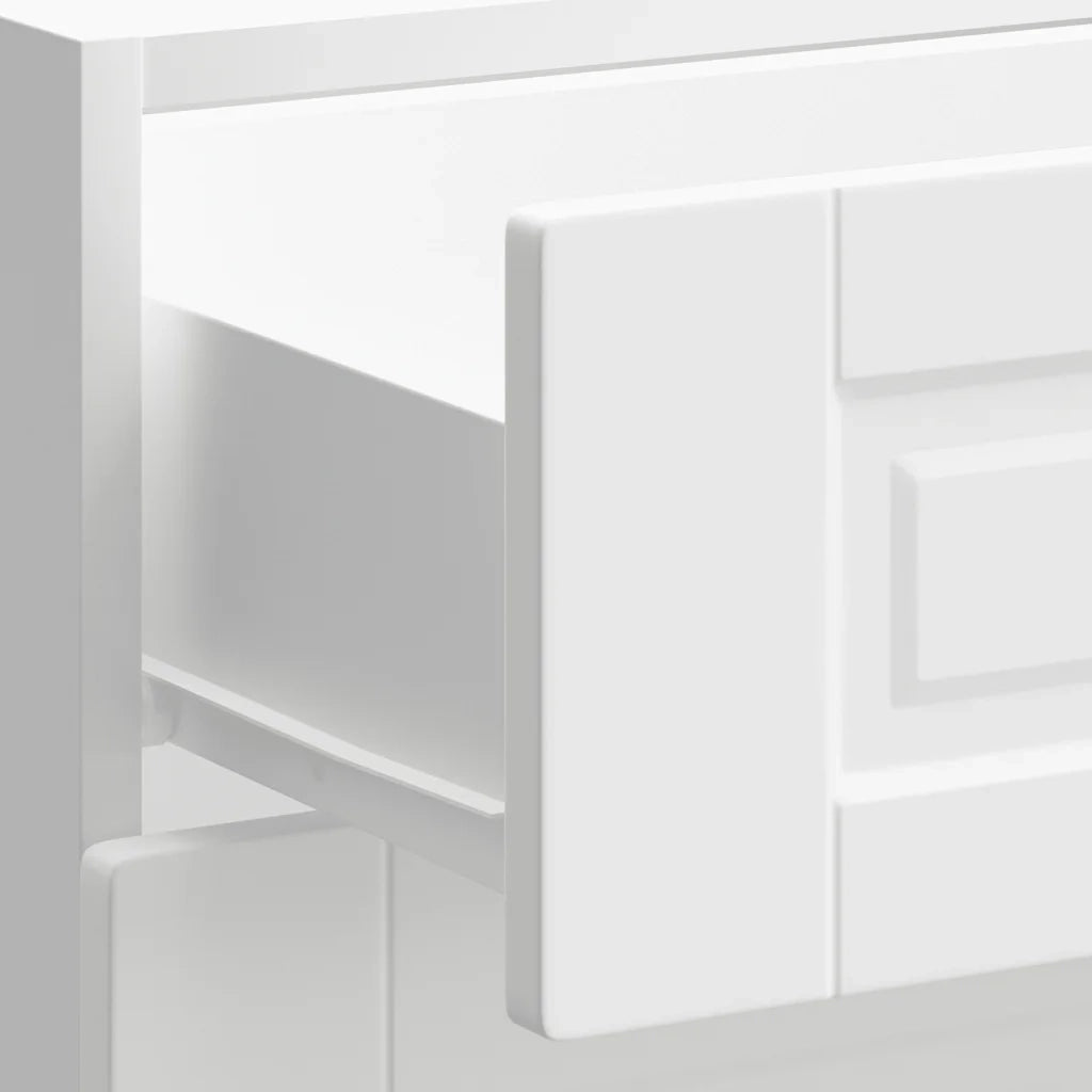 vidaXL Base da Cucina Porto Bianco in Legno Multistrato