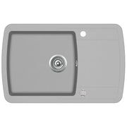 Lavello da cucina in granito vasca singola 78 x 50 cm grigio 02_0002314