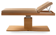 Lettino da Massaggio Fisioterapia Elettrico 2 Sezioni 190x70x60/90cm Benotti Brisbane Beige