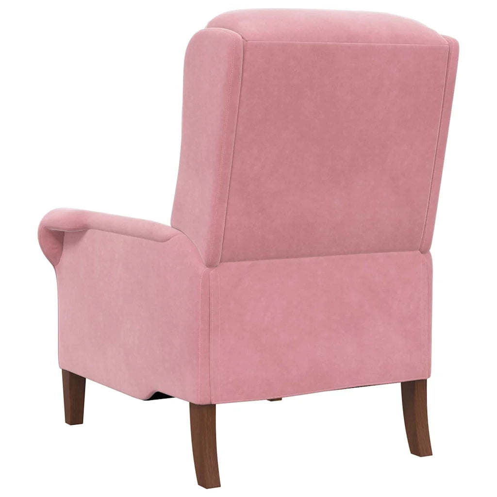 Divano Sedia-Poltrona Rosa Velluto 635405