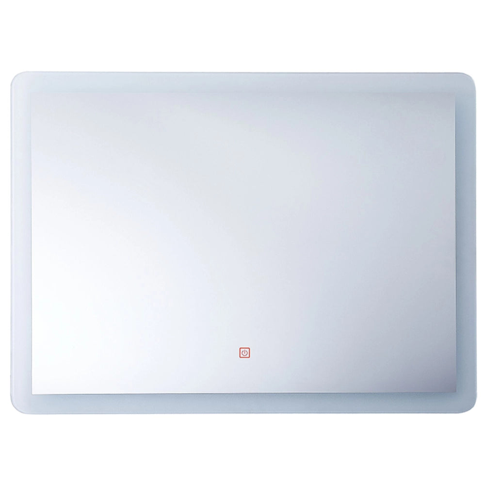 Specchio da Bagno a Parete Rettangolare con Illuminazione LED 60 x 80 cm