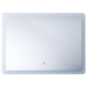 Specchio da Bagno a Parete Rettangolare con Illuminazione LED 60 x 80 cm