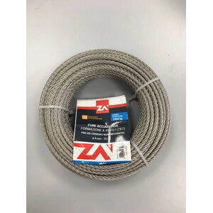 FUNE ACCIAIO INOX 49F D 3 MM CF 25 M