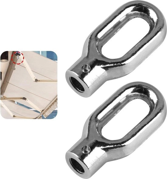 Raccordi di uscita in fibra di liana - coppia per tenda a rullo - lega di alluminio - design elegante - macchina di infissione di tettoia.