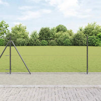 Palo della recinzione Grigio 100 x 0,8 m (rete da 25 mm)