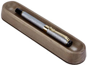 Organizzatore per ufficio in legno - Disegno ovale - Dimensioni 17,5 x 2,5 x 0,8 cm - Pennaiole