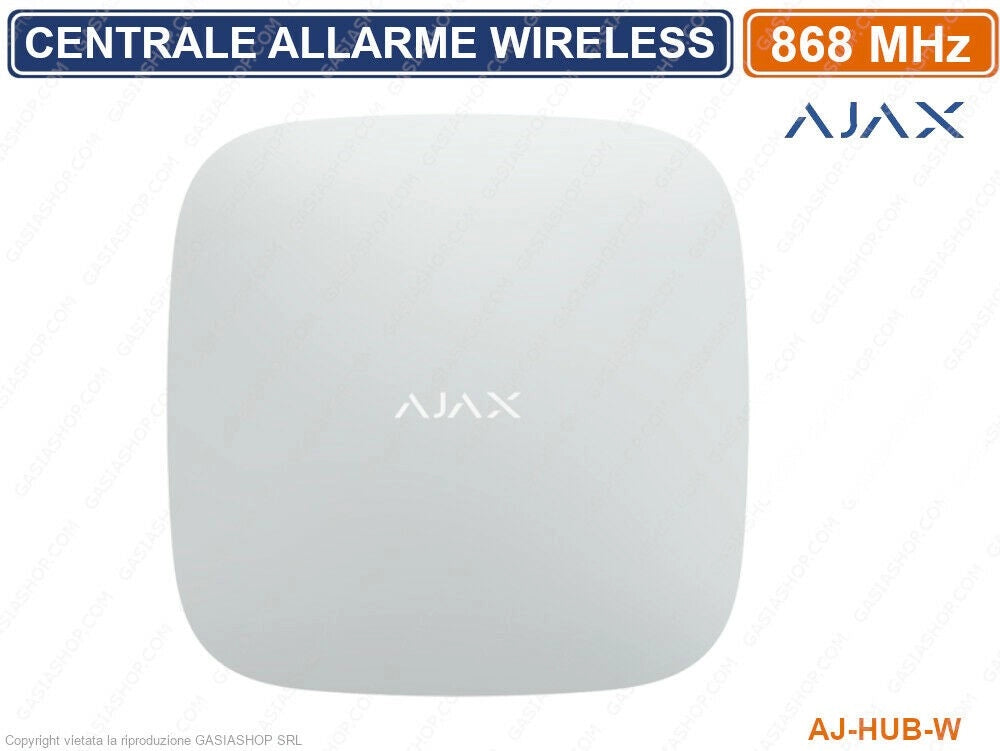KIT ANTIFURTO ALLARME WIRELESS AJAX 	AJ-HUBKIT-W LAN GPRS GSM APP MOBILE SMART HOME