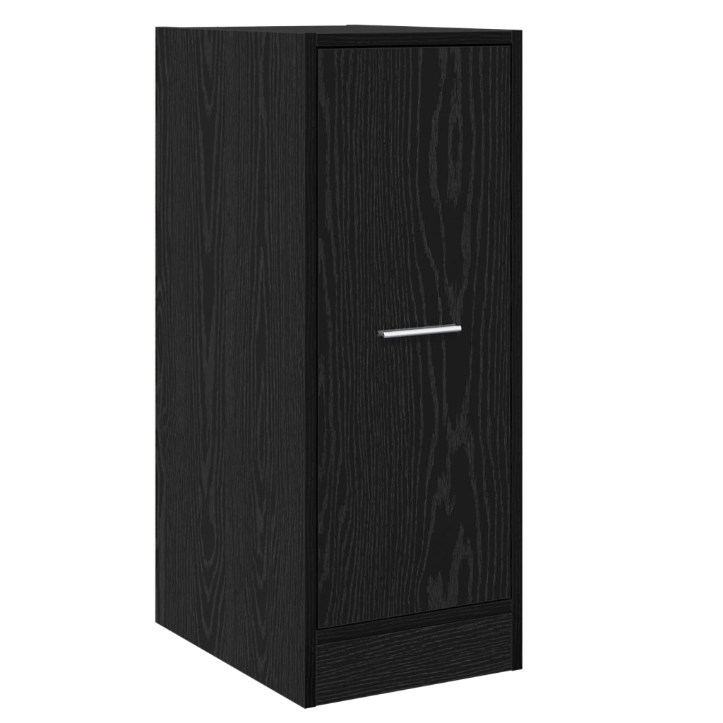 Armadio da Farmacia in Rovere Nero 30x41x77,5 cm in Legno Ingegnerizzato
