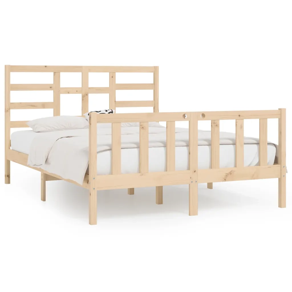 Giroletto senza Materasso-Struttura Letto 120x200 cm in Legno Massello di Pino 479153