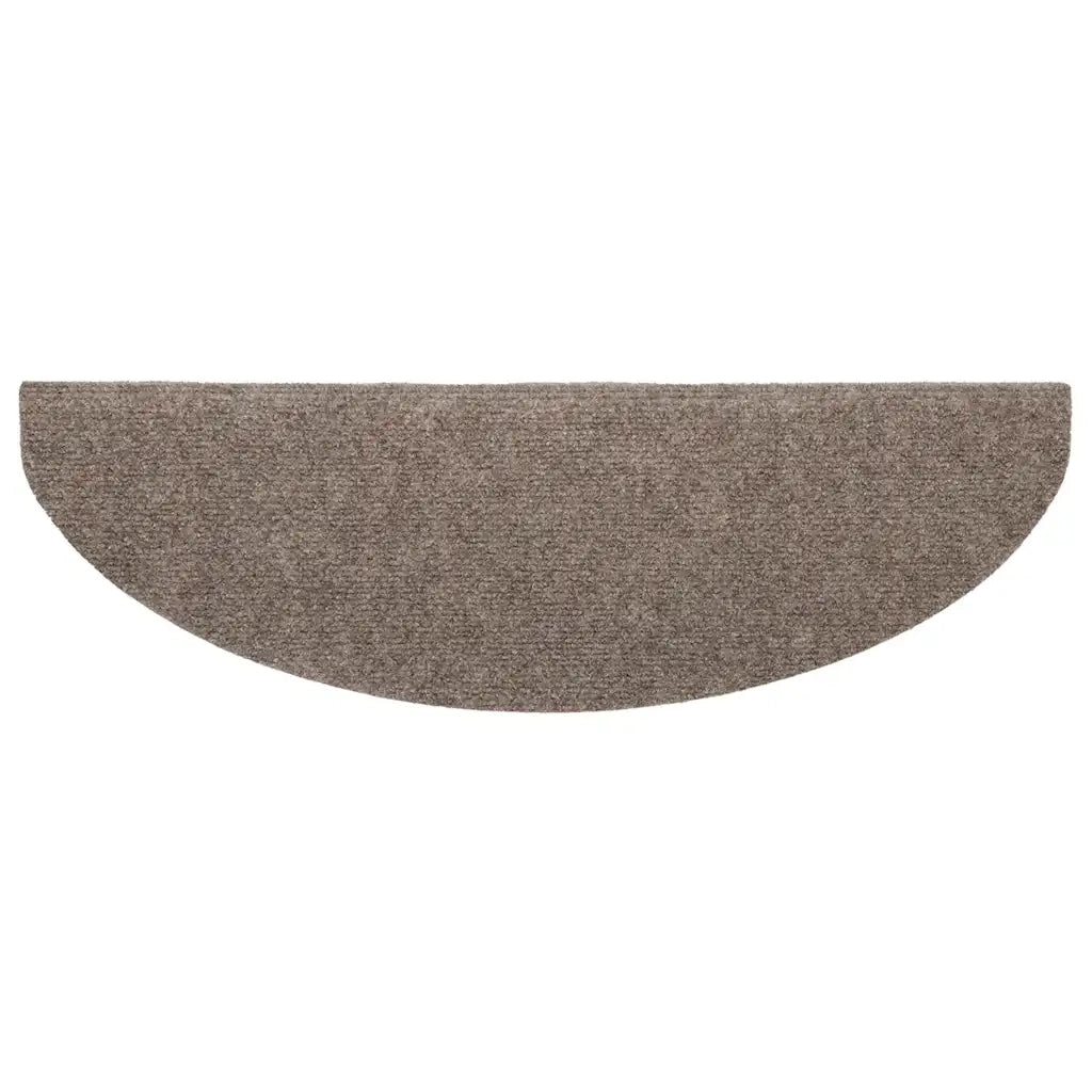 Tappetini per scale autoadesivi 20 pz 65x21x4 cm beige semicircolari grandi 3365652