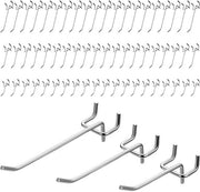 Pegboard con Haken in Acciaio - Supporti per Strumenti per Pegboard - Hanger per Organizzare Gli Strumenti - Organizzatore per Gli Strumenti di Fai da Te -Compatibilità del Bordo Precisa - Costruzione Solida