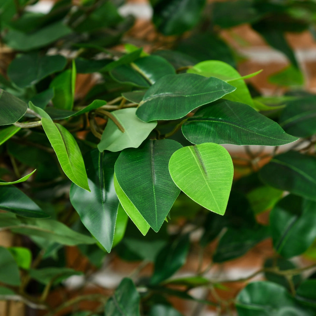 Pianta Finta Ficus 150 cm con Vaso ¨C Zephmum ¨C Verde Realistico Tronco Liane