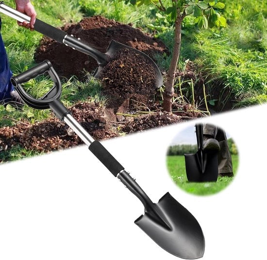 Spada da giardino ergonomico 79 cm - Acciaio perforante di alta qualità per pavimenti duri