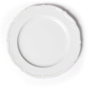 Tavolo da pranzo Excelsa, porcellana, bianco, 27 x 27 x 4 cm