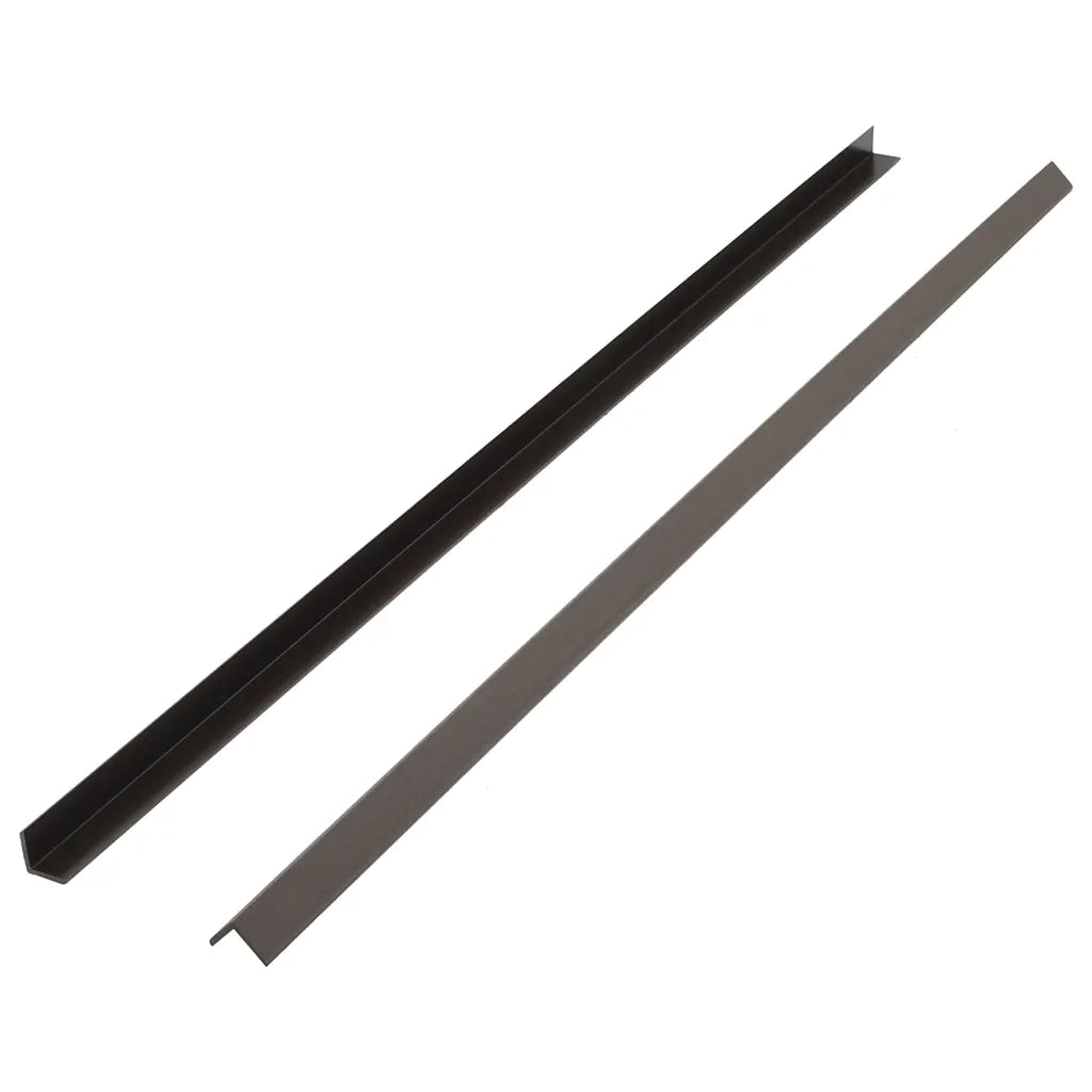 Profili Angolari per Bordi 5 pz in WPC 170 cm Marrone Scuro 45022