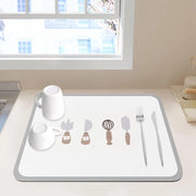 Mat diatomeeën per evitare scivolo - Asciugamano per caffè - Mat diatomeeën per afdruipen - Mat diatomeeën per caffè - Mat diatomeeën per angoletto - Mat diatomeeën per asciugare - 30x40 cm