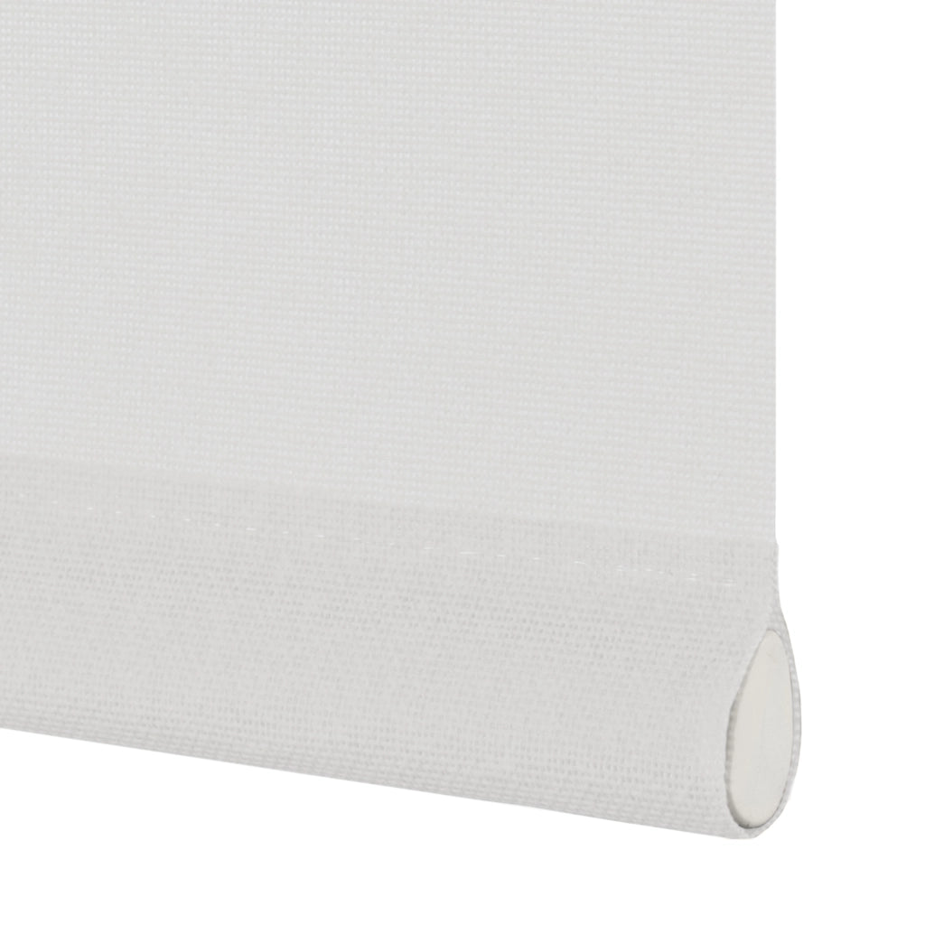 VIEWTEX Tenda a rullo traslucida Cotone (Cotone riciclato) Bianco 135 X 250cm - Made in Europe - 5 anni di garanzia