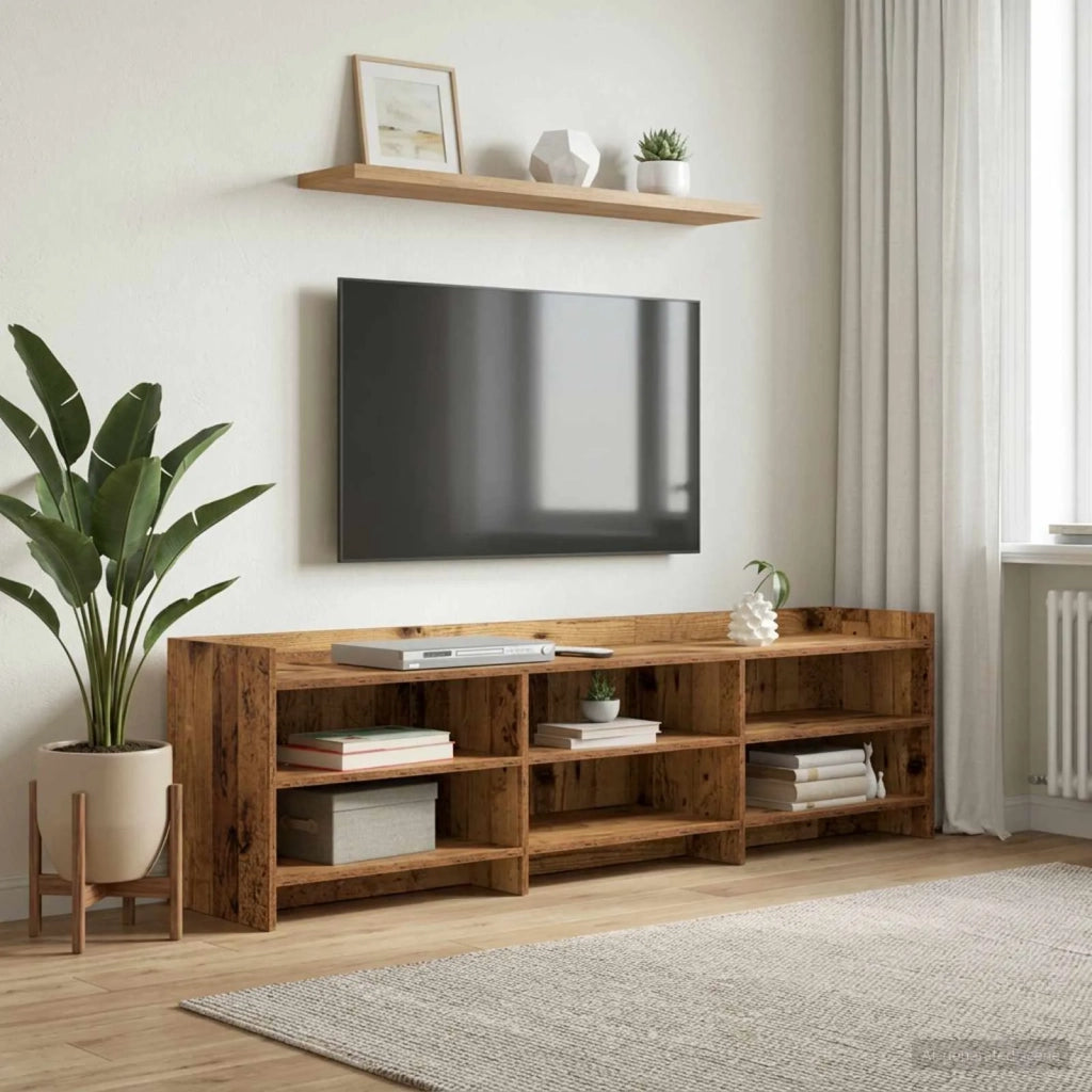 Mobile TV 168 x 33 x 47 cm Legno antico Legno ingegnerizzato 8011241