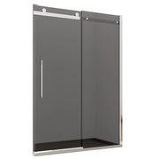 Porta Parete Doccia 140 cm 1 Anta Scorrevole in Cristallo Fumè 8mm H195 Bonussi Livia