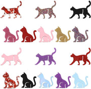 Vetrini di Charme a forma di Animale 32 pezzi - Decorazione in Acrilico - Accessori per Cocktail - Ideali per Feste di Compleanno e Matrimonio - Disegno Micro Pave Elegante