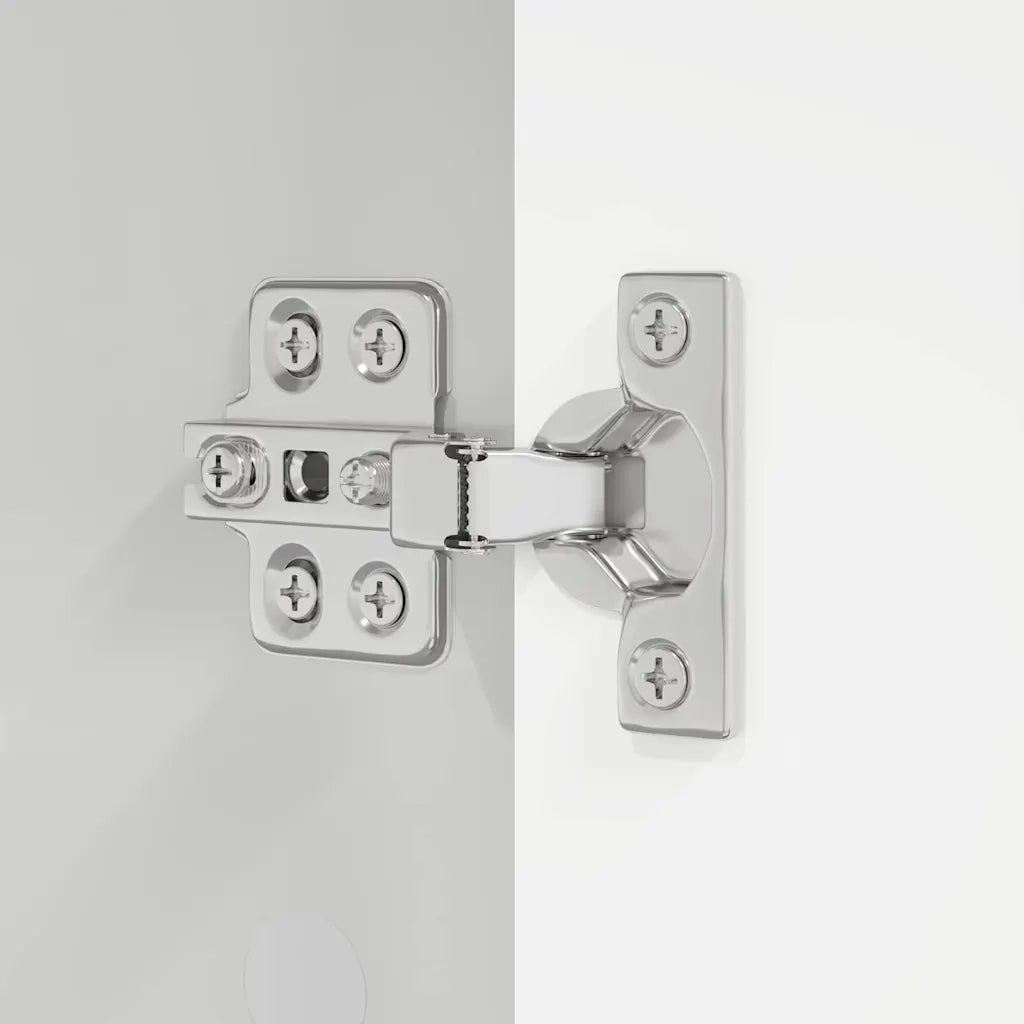 Mobile da Bagno con porta Bianco Lucido 30,5 x 30 x 195 cm