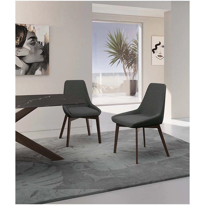 Sedia in tessuto Vera 62cm X 49.5cm H 87cm Stones