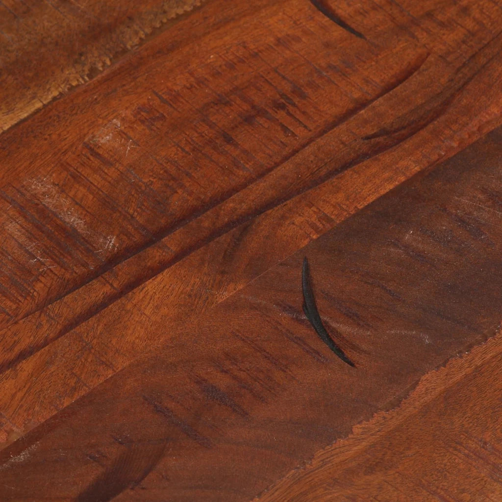 Piano per Tavolo Ã˜ 40x2,5 cm Rotondo Legno Massello di Recupero