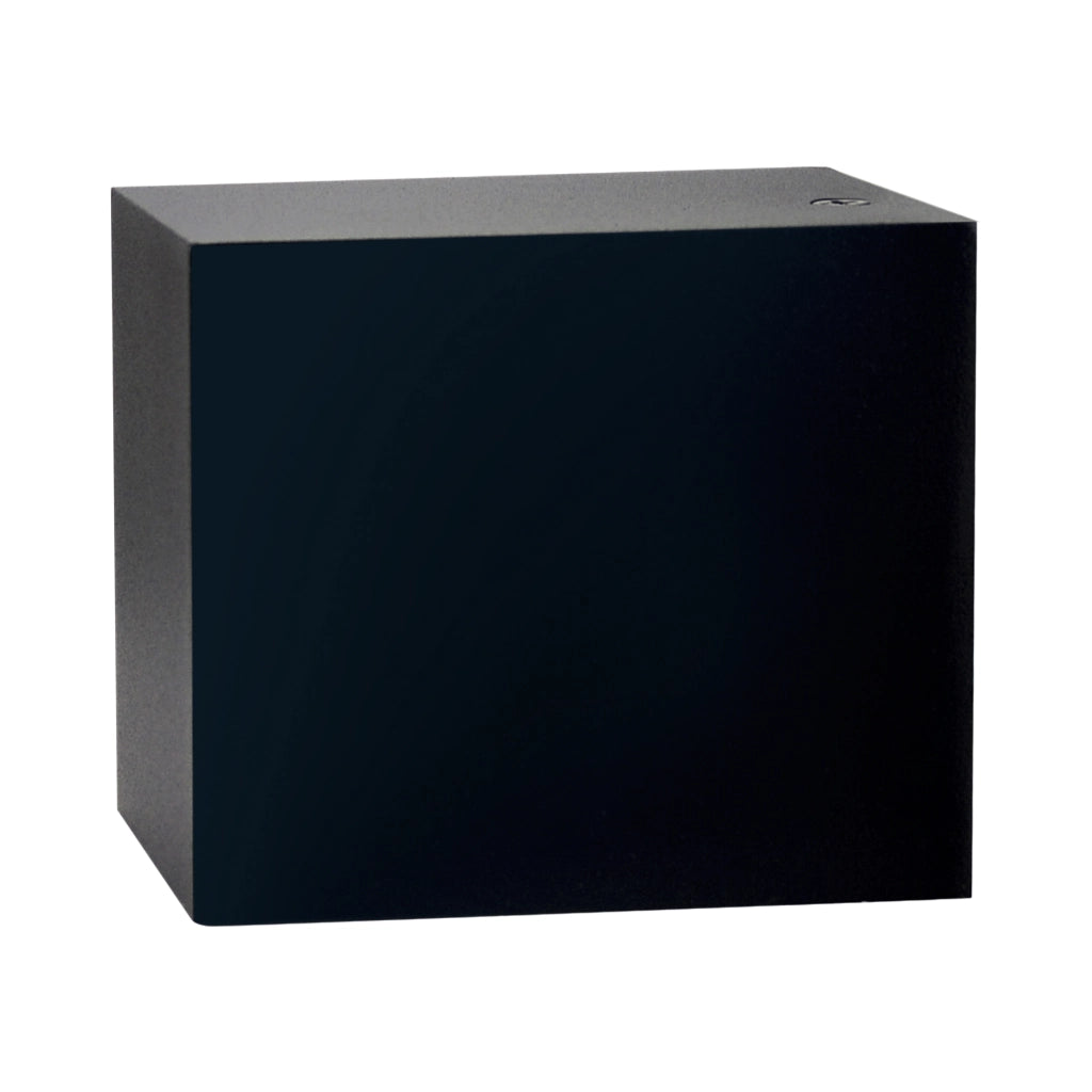 Applique esterna Polux Boston nera GU10 quadrata IP44