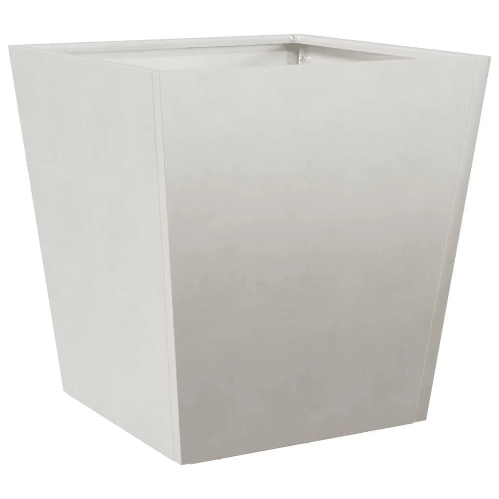 Fioriera rialzata per piante e fiori terrazza giardino 40 x 40 x 40 cm acciaio inox grigio chiaro 02_0037547