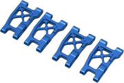 Impianto di sospensione anteriore e posteriore in alluminio per Latrax Teton Desert Prerunner 1/18 auto a distanza - Blu