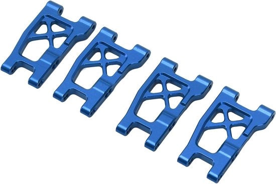 Impianto di sospensione anteriore e posteriore in alluminio per Latrax Teton Desert Prerunner 1/18 auto a distanza - Blu