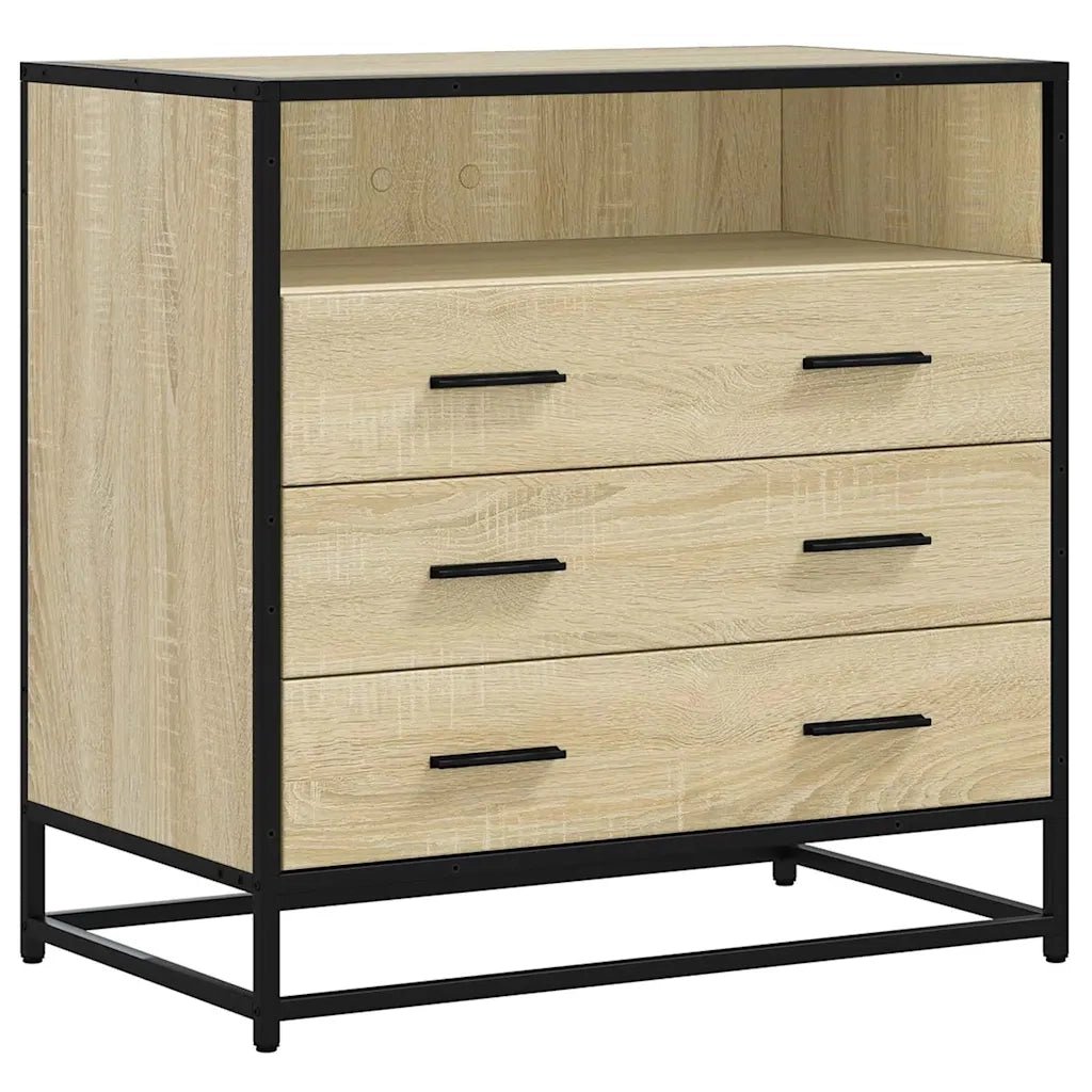 Cassettiera Rovere Sonoma 70x41x70 cm in Legno Multistrato 849085