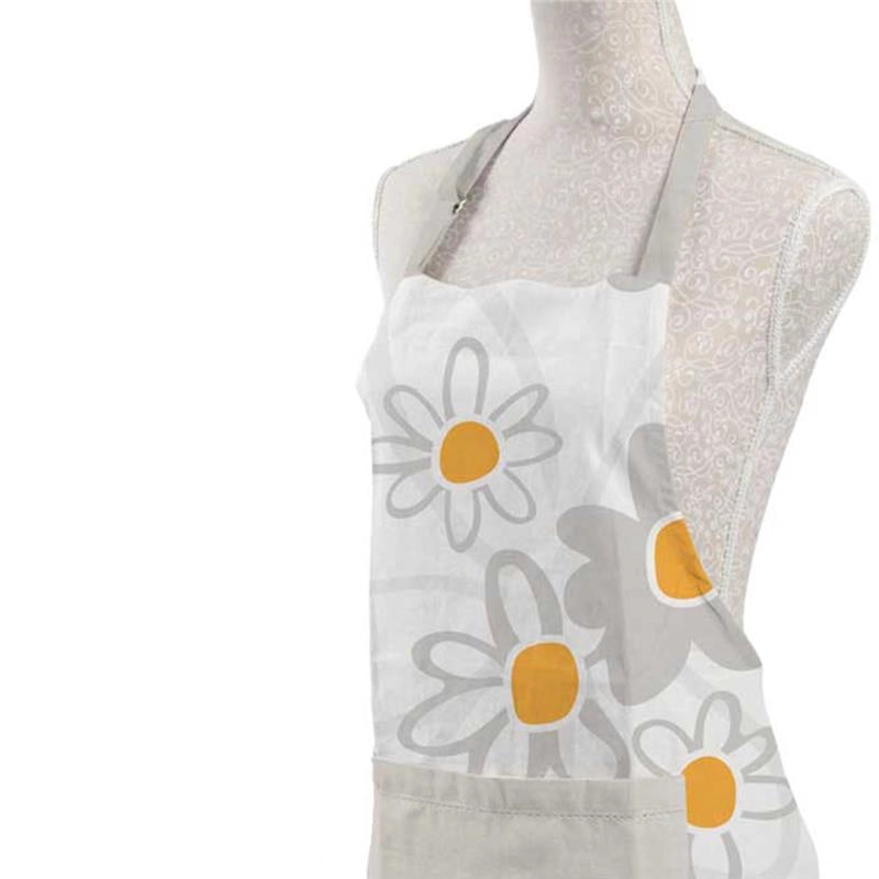 SET DAISY DA CUCINA IN TESSUTO CON STROFINACCIO, PRESINA, GUANTO E GREMBIULE