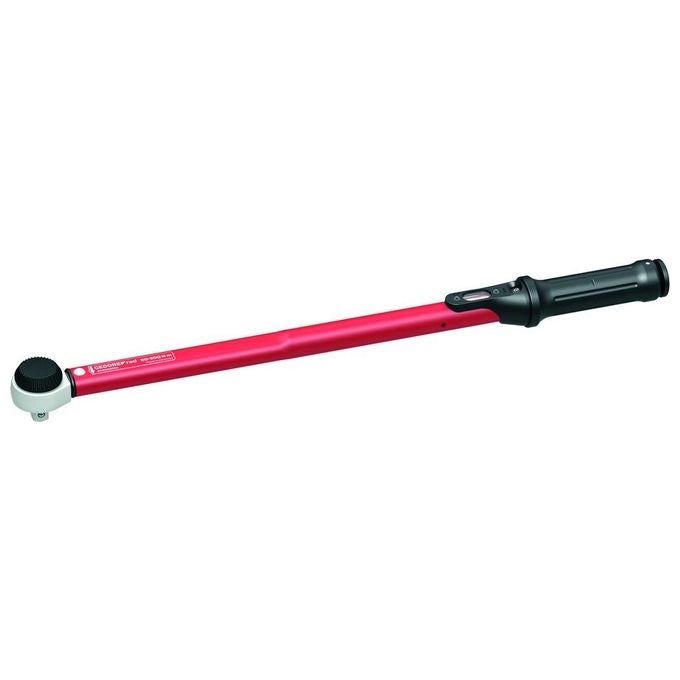 Gedore Red R68900300 Chiave dinamometrica 1-2'' 60-300 Nm L.575 mm con scala con lente e blocco impugnatura colore Nero