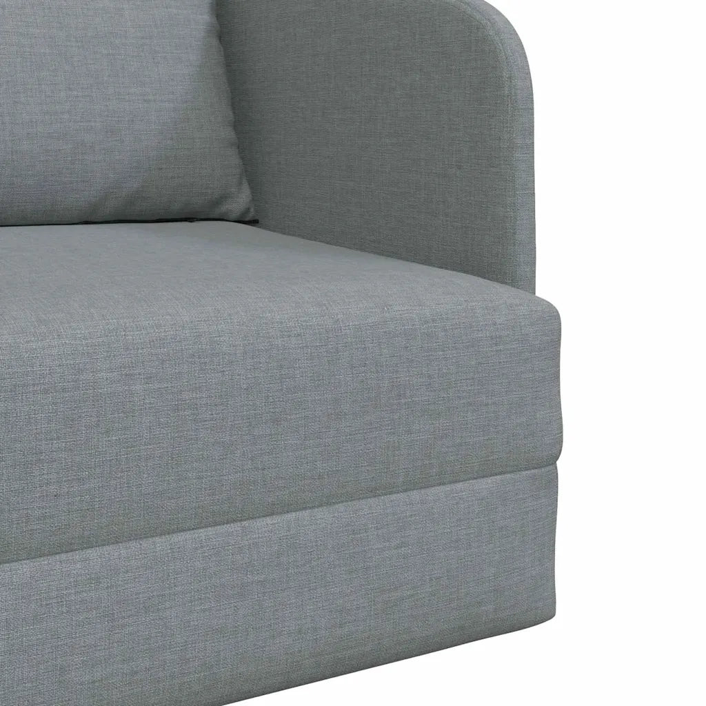 Divano letto | Sof¨¤ letto | Letto singolo Grigio chiaro 65 x 80 x 83 cm Tessuto