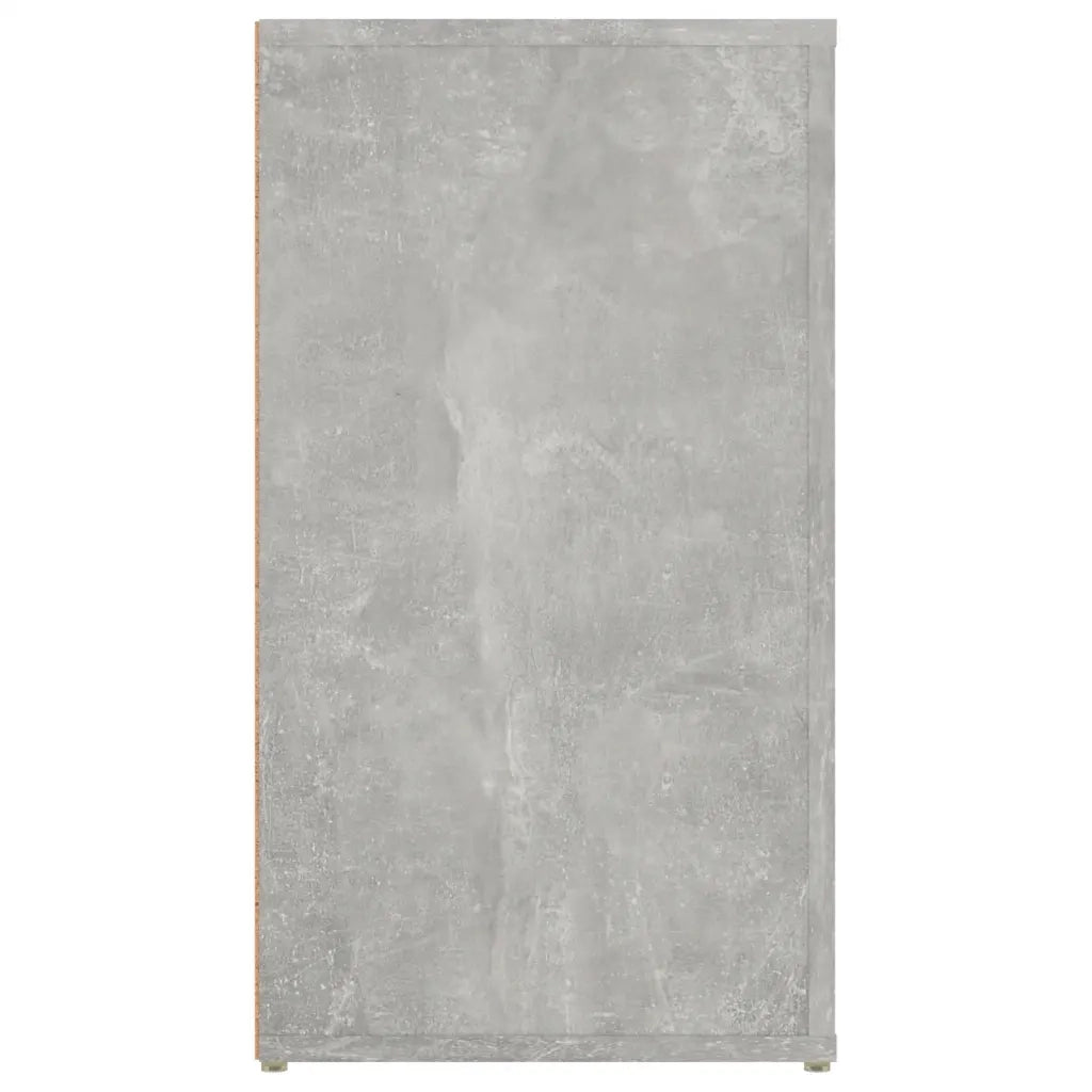 Credenza Grigio Cemento 100x33x59,5 cm in Legno Multistrato cod mxl 23557