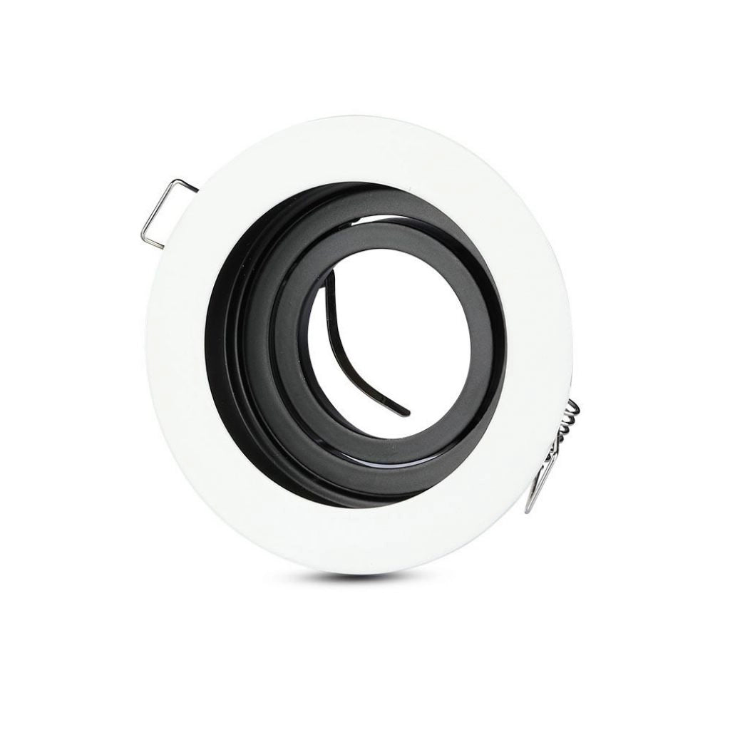 GU10 adatto bianco rotondo