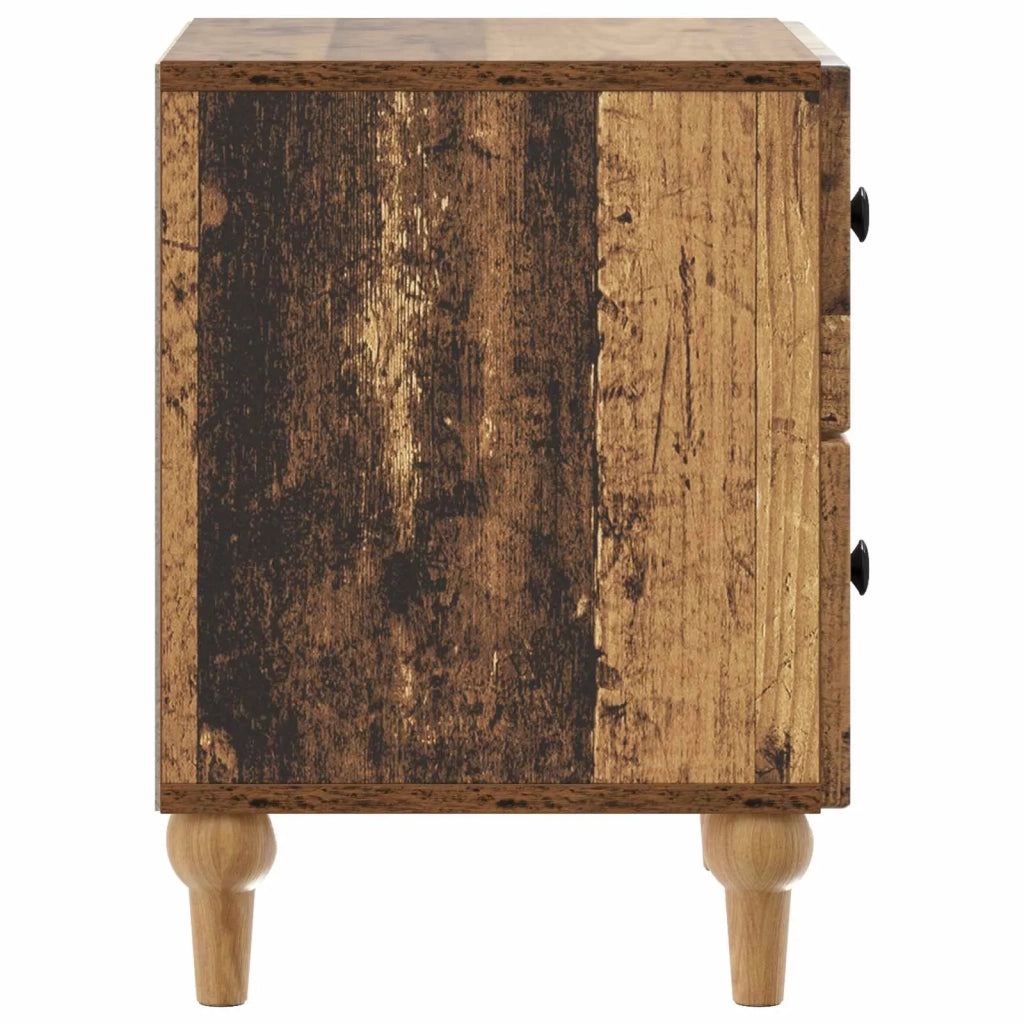 Armadio da Notte con cassetto Legno antico 43 x 34,5 x 48 cm 894081