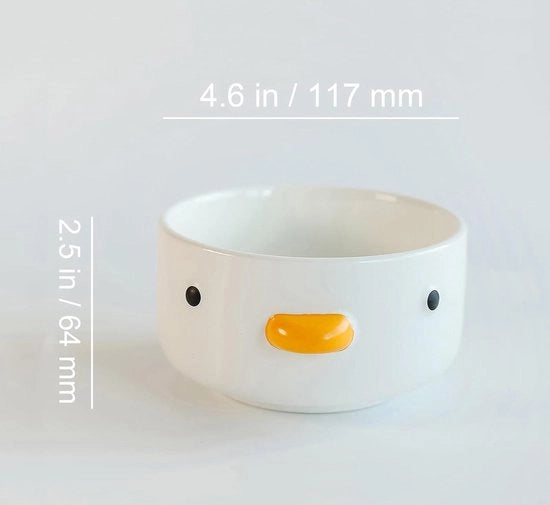 Piatti da Insalata con Disegno Sweet Chick - 500ml Piatti per Zuppa - 4.6" Piatti per Cani