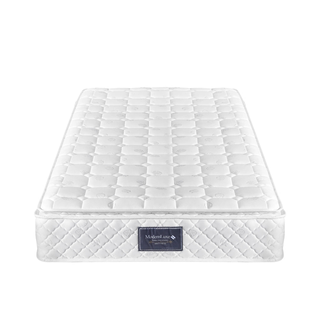 Letto singolo imbottito 90x200 cm con LED; 2 cassetti e testiera regolabile; beige