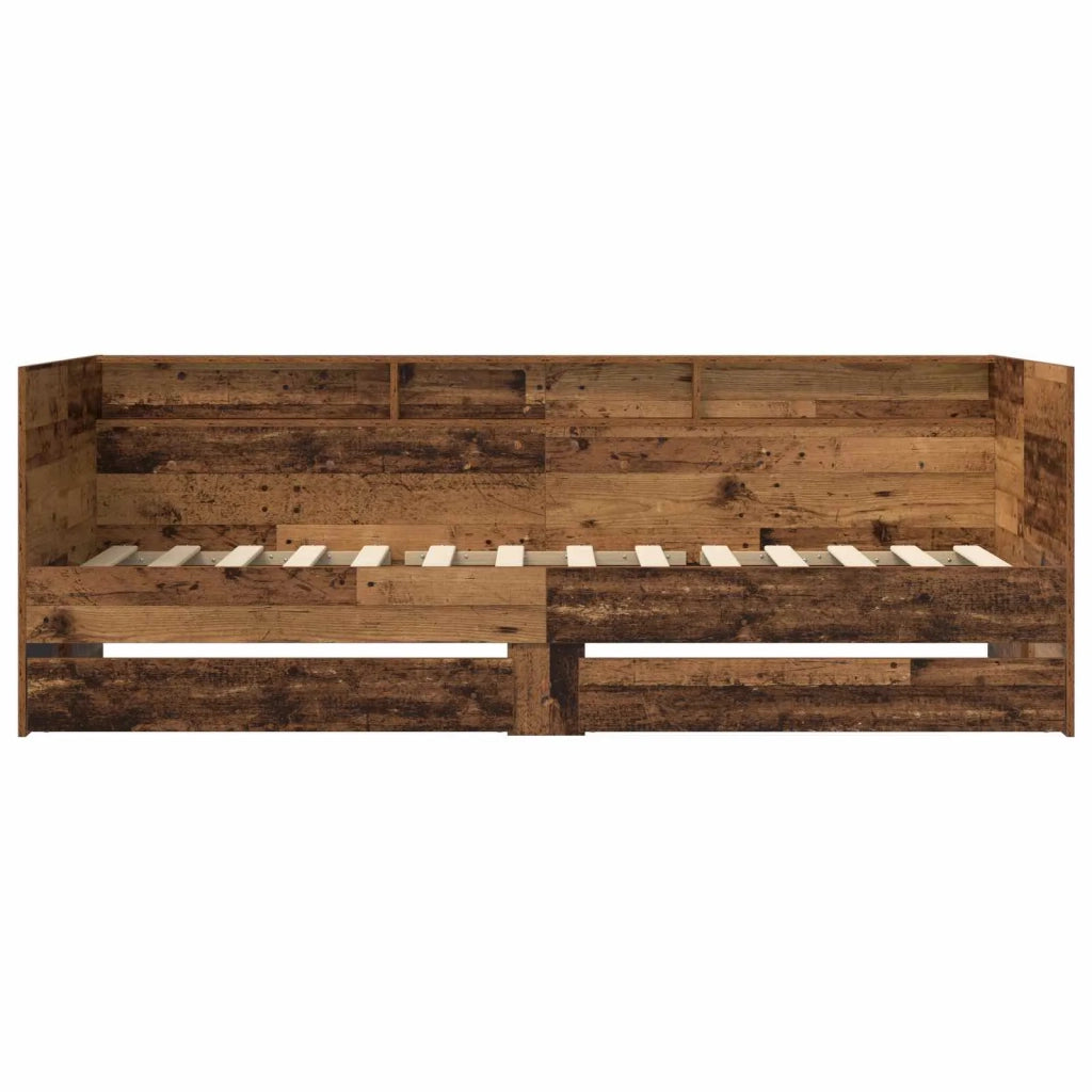 Telaio del letto con storage Legno antico 80 x 200 cm 3429640