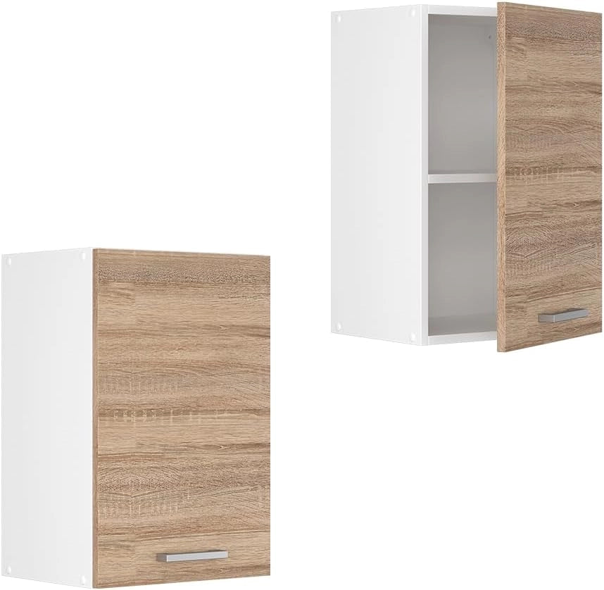 Pensile da cucina R-Line, Sonoma, 40 cm, per la libera combinazione all'interno di sistemi cucina modulari
