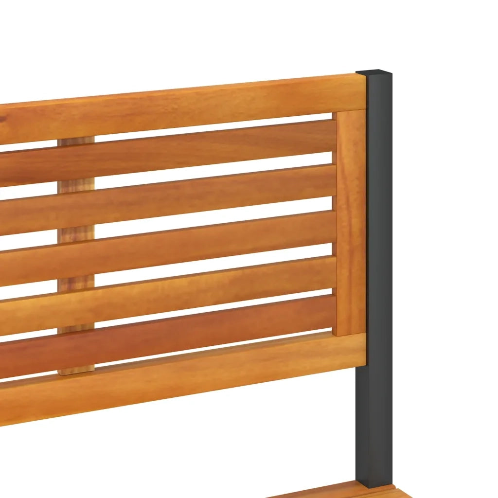 Tavolo da Invasatura 90x50x110 cm in Legno Acacia e Acciaio CFW1051547