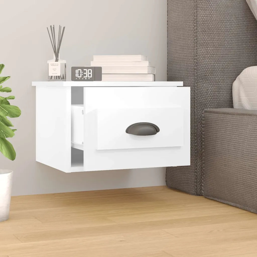Comodino a Parete Bianco 41,5x36x28 cmcod mxl 85624