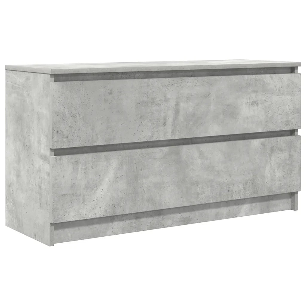 Mobile porta TV moderno con ampio vano contenitore 100 x 35 x 54 cm realizzato in legno composito grigio cemento 02_0051755