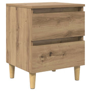 Armadietto per letto Rovere artigianale 40 x 35 x 50 cm