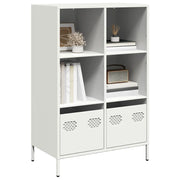 Credenza Bianca 68x39x103,5 cm in Acciaio 851387