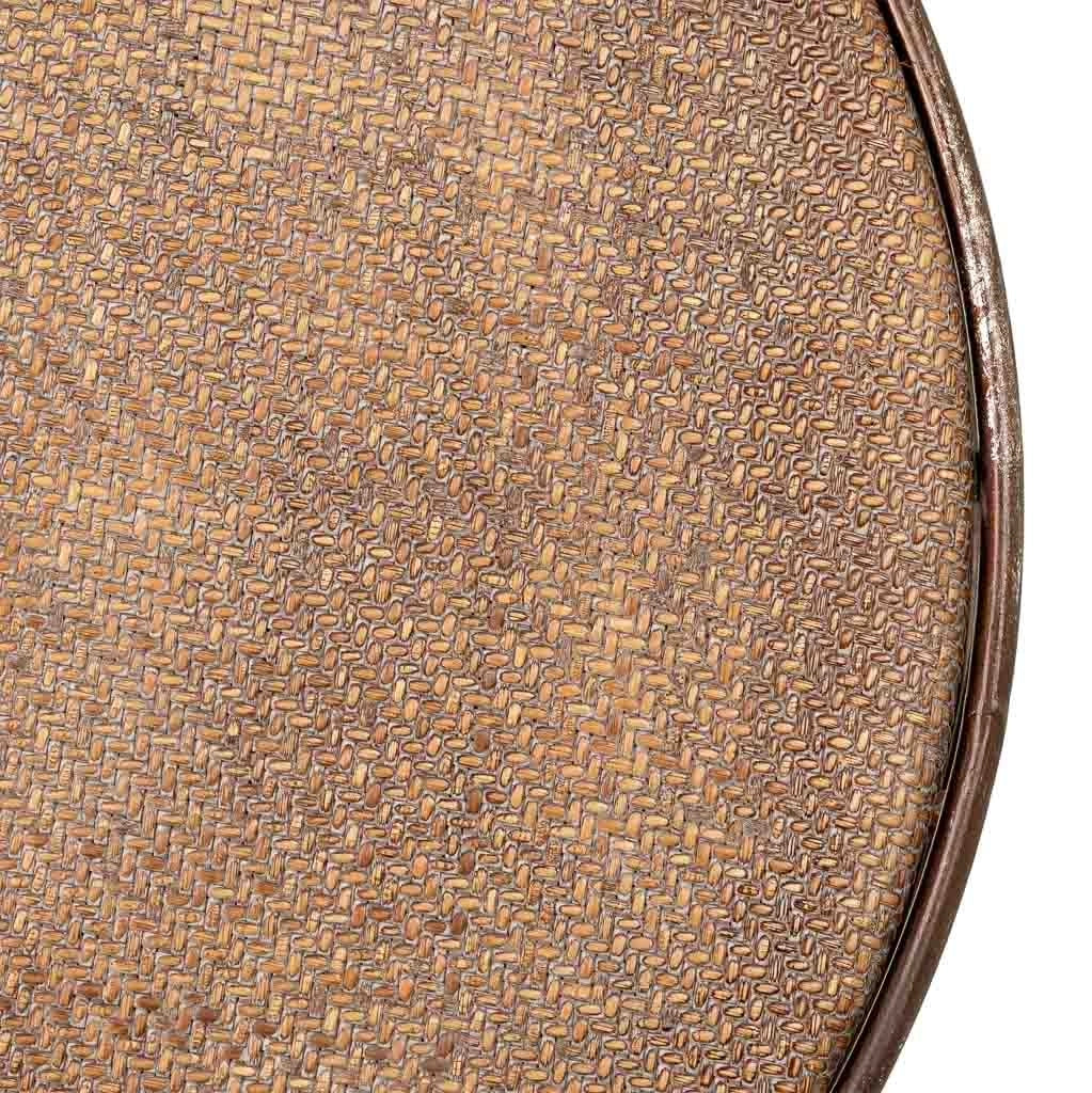 Tavolo in metallo 75,5x75,5x76,8h cm marrone